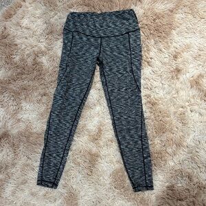 Gray Patterned Leggings